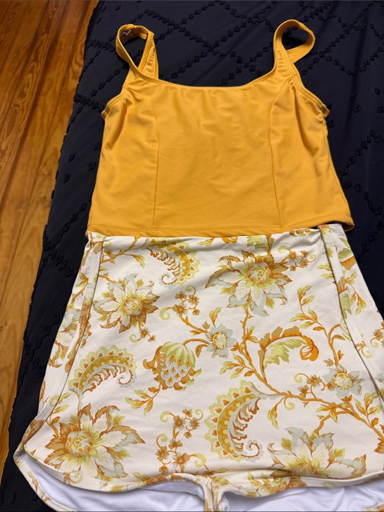 Seea Other - Seea Yellow Floral Two-Piece Swim Set